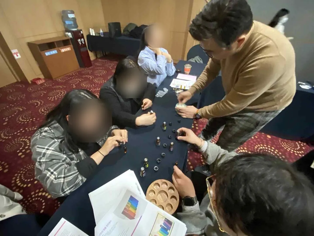 한글과컴퓨터 청리움 쉼표축제 — 아로마 블렌딩 1:1 상담 부스